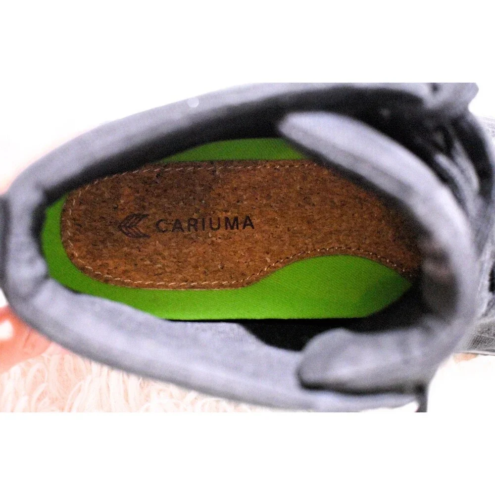 Cariuma OCA Women’s Size 8 High Shoes Trainers Athletic All Black Canvas Sneaker